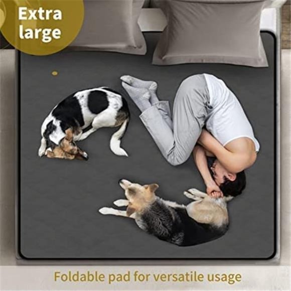 Washable Puppy Dog Pee Pad, 34" X52" XL, Waterproof Whelping Training Mat - Picture 4 of 7